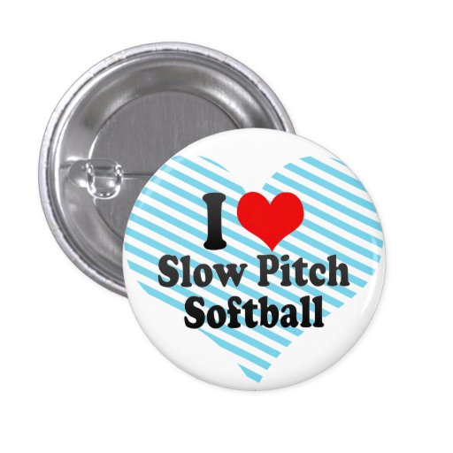 Amo softball lento de la echada pins