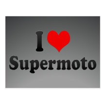 Amo Supermoto Tarjeta Postal