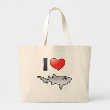 Amo tiburones de enfermera bolsa de mano