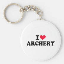 Amo tiro al arco llavero personalizado