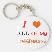 Amo todas mis personalidades llavero