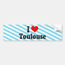Amo Toulouse, Francia Etiqueta De Parachoque
