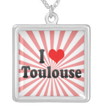 Amo Toulouse, Francia Pendientes Personalizados