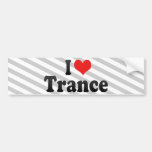 Amo trance pegatina de parachoque
