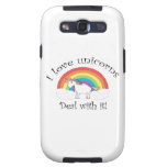 ¡Amo trato de los unicornios con él! Galaxy S3 Protector