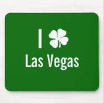 Amo (trébol) día del St Patricks de Las Vegas Alfombrilla De Ratón