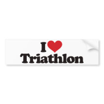 Amo Triathlon pegatinas de parachoque