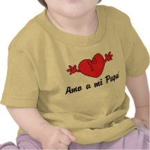 Amo una papá del MI Camisetas