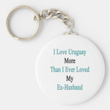 Amo Uruguay más que amé nunca mi ex Husban Llavero