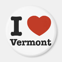 Amo Vermont Imán Para Frigorifico