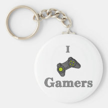 Amo videojugadores llaveros personalizados