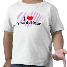 Amo Vina del Mar, Chile Camisetas