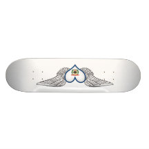 Amo Virginia Occidental - alas Patineta Personalizada