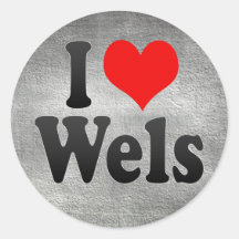 Amo Wels, Austria Etiqueta Redonda
