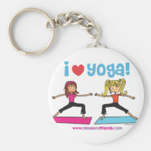 amo yoga llaveros