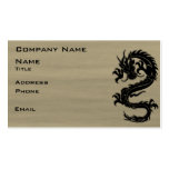 Amor 1 del dragón tarjetas de negocio