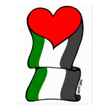 ¡Amor 4 Palestina! Tarjeta Postal