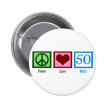 Amor 50 de la paz pin