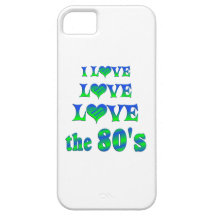 Amor 80s del amor iPhone 5 funda