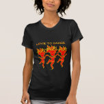 Amor a bailar camisetas