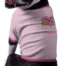 Amor adolescente camiseta de mascota