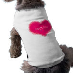 Amor adolescente camisetas de perro