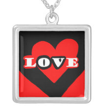 Amor, amor, amor pendiente personalizado