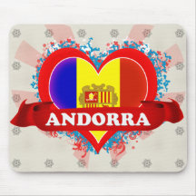 Amor Andorra del vintage I Alfombrillas De Ratones