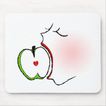 Amor Apple Tapetes De Ratones