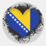 Amor Bosnia y Herzegovina del vintage I Etiqueta