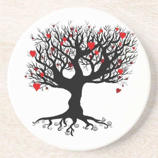 Amor cada vez mayor posavasos personalizados
