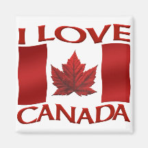 Amor Canadá del imán I del refrigerador del recuer