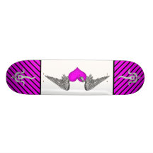 amor con alas cubierta del myka patinetas personalizadas
