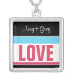 AMOR:: con los nombres rosa, azul, y collar del ne