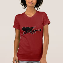 Amor con una torsión del tatuaje camisetas