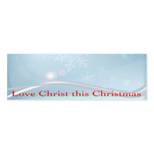 Amor Cristo esta tarjeta de visita del navidad