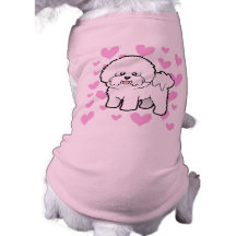Amor de Bichon Frise Camisetas De Perrito