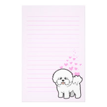 Amor de Bichon Frise Papeleria De Diseño
