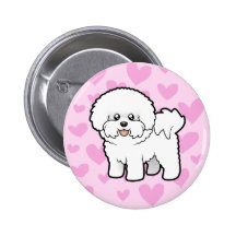 Amor de Bichon Frise Pin