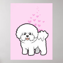 Amor de Bichon Frise Posters