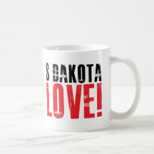 Amor de Dakota del Sur Taza