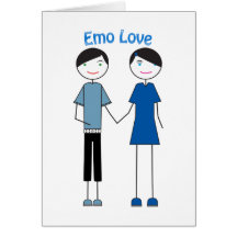 Amor de Emo Tarjetas