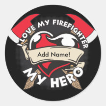 Amor de encargo mi bombero pegatina