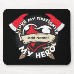 Amor de encargo mi bombero tapetes de ratón