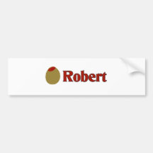 (Amor de I) Roberto verde oliva Pegatina De Parachoque
