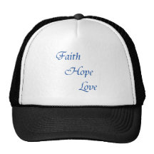 Amor de la esperanza de la fe (producto de las vir gorras de camionero