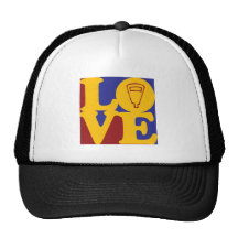 Amor de la lectura de contador gorras