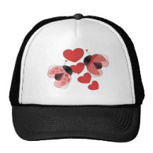 Amor de la mariquita gorras
