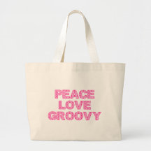 Amor de la paz maravilloso bolsa