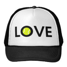 AMOR de la pelota de tenis Gorra